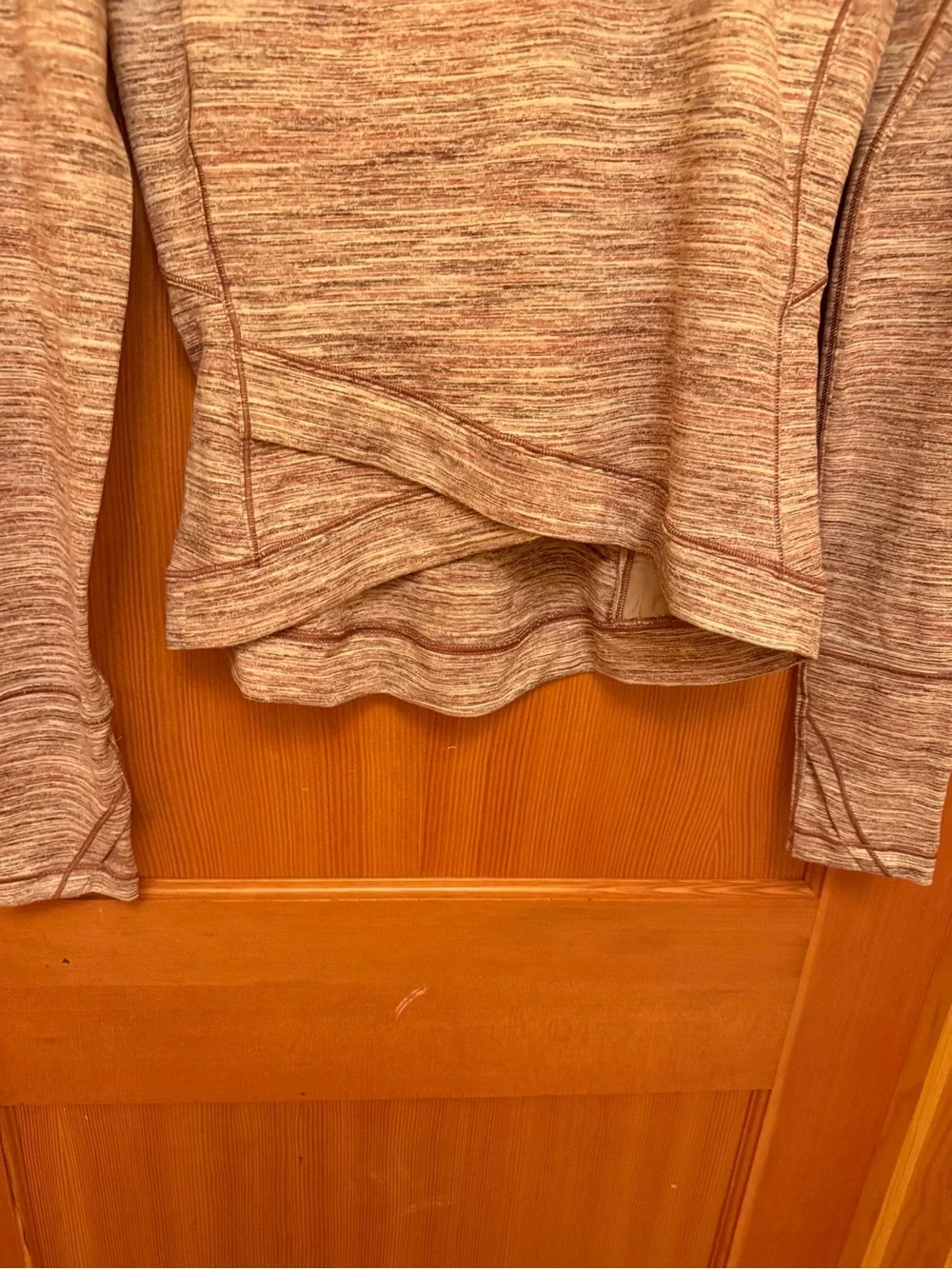 Lululemon Close to Crossing Long Sleeve Rulu Space Dye Camo Plumful Smoky Blush